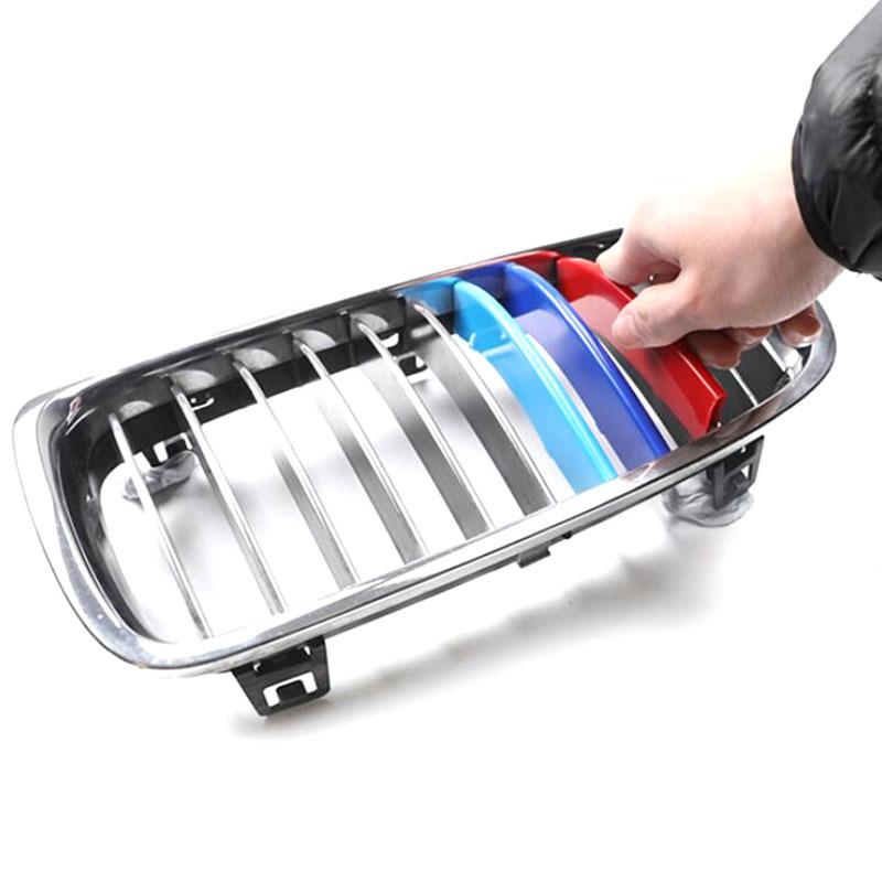 3 шт./лот решетка автомобиля, сетевой декор, планки, наклейка на решетку для BMW E46 F30 E90 3 серии, стиль автомобиля, наклейка на решетку BMW, аксессуары BMW