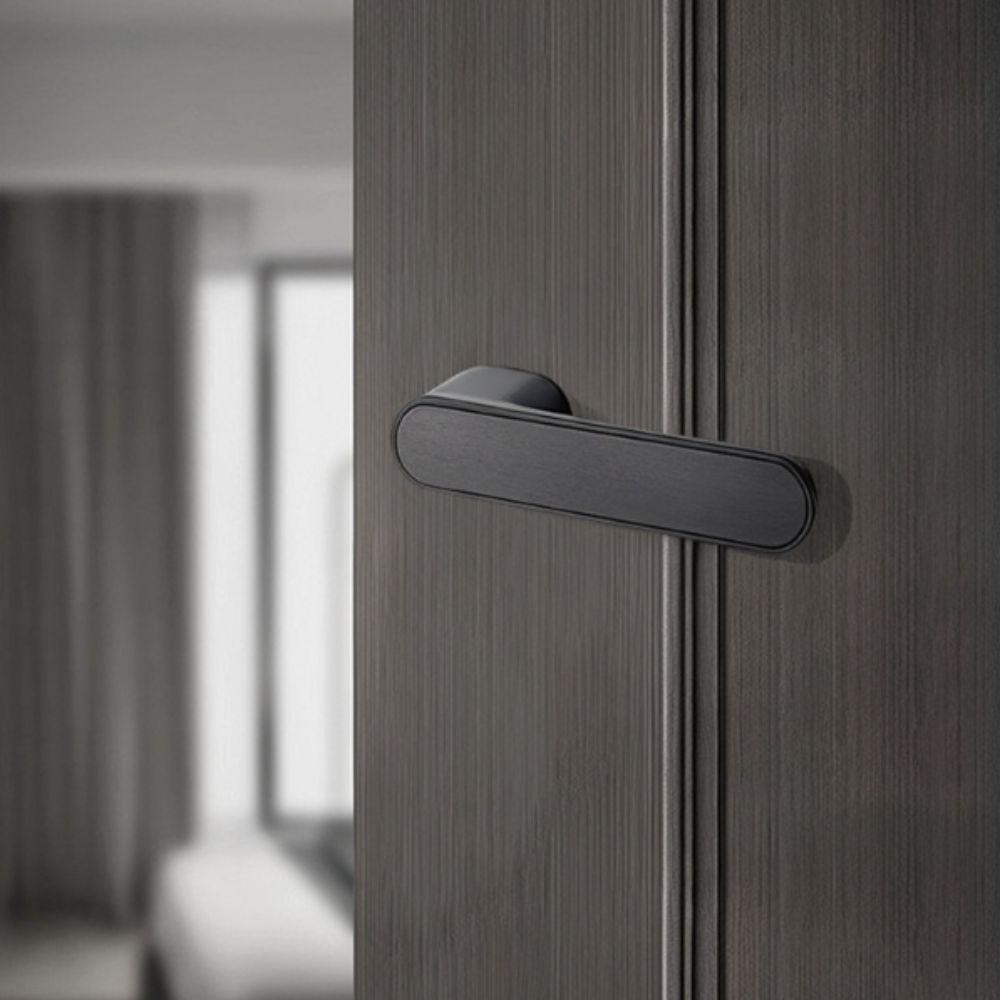 Elegant Interior Door Mute Lock Set Zinc Zinc Zinc Alloy Bedroom Handle Knob Door Hardware