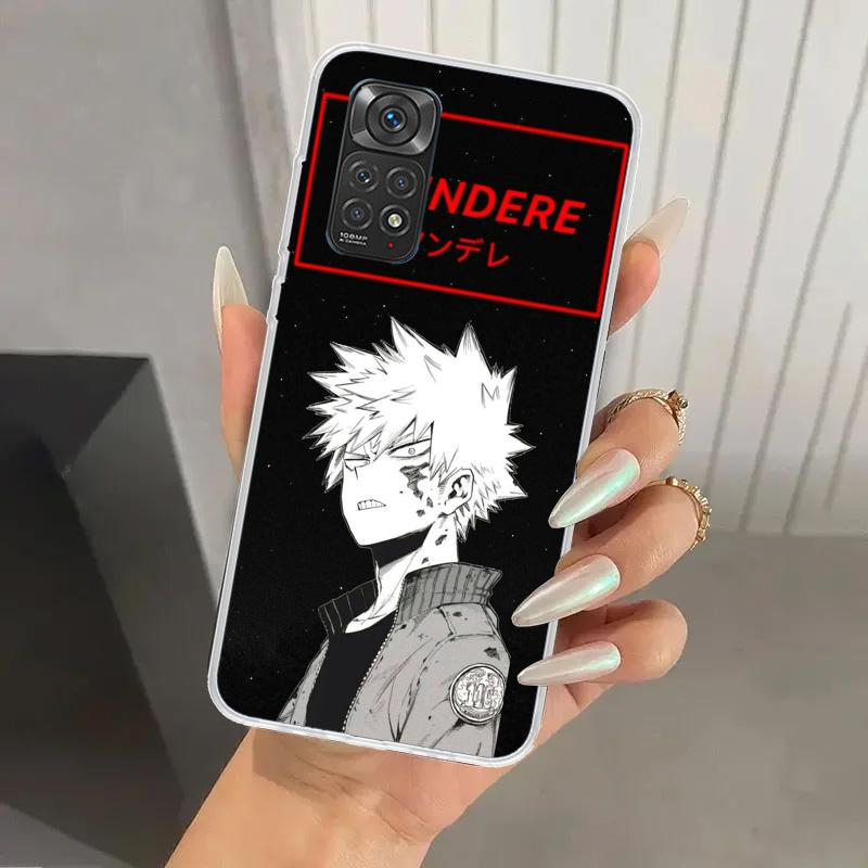 Чехол для телефона My Hero MHA Бакуго Кацуки для Xiaomi Redmi Note 15 14 14S 13 12S 12 Pro 11S 11 Plus 11T 11E 10S Мягкий Чехол Принт Sh