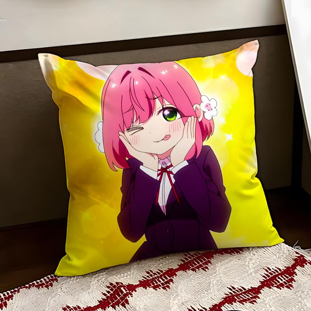 Anime 100 KKanojo Cushion Cover Reversible Soft Durable Pillow Cover Home  Car MultiScene Use for Daily Comfort