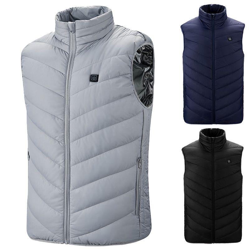Comfortable Women Mens Electric Vest Heated Cloth Jacket Usb Powered Body Warmer