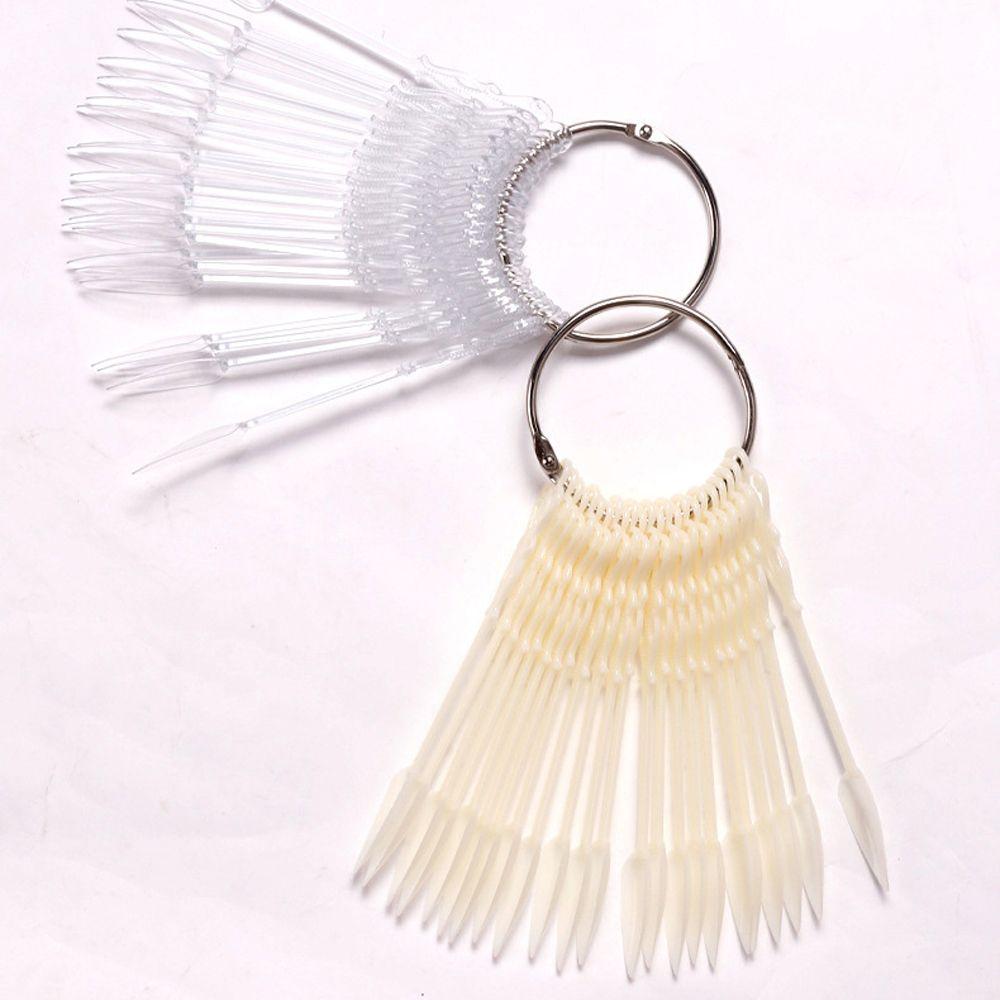 Manicure Fake Nail Display Tips Nail Showing Stand Nail Polish Display Tips Nail Polish Color Card