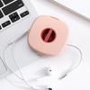 Портативная круглая USB-катушка для кабеля Маленький органайзер для кабелей Вращающийся органайзер для кабелей передачи данных Катушка для мобильного телефона Катушка для зарядного кабеля мобильного телефона