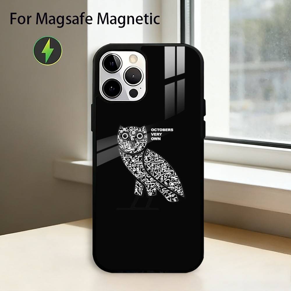 D-Drake OvO O-OWL Phone Case For iPhone17,16,15,14,13,12,11 Plus,Pro Magnetic with Magsafe Wireless Charging