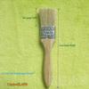 Brown Long Bristle Paint Brush Set - Sizes 1" To 8" for Dusting & Painting