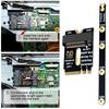 Yousheng M.2 A&E To NVME SSD Expansion Card Supports 2230/2242/2260/2280 Computer Motherboard M2 Key A-E To NVME SSD PCIe 4.0 Extension Adapter PCB
