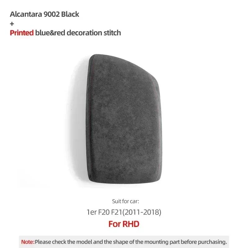 Betterhumz For BMW F20 F21 1 Serie 116i 118i Armrest Box Cover Car Wrap ABS Made of Alcantara Interior Trim Interior Accessories