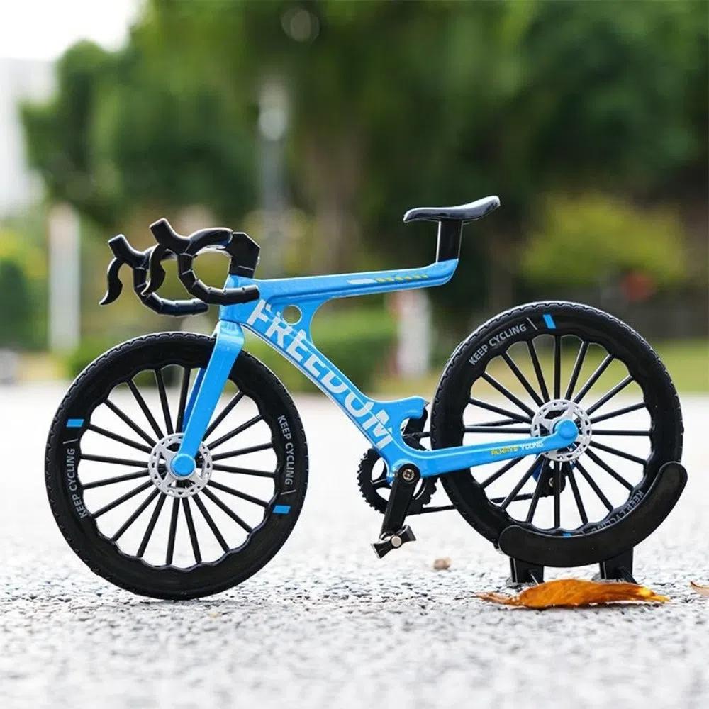 Creativity 1:8 Bike Racing Alloy 19 CM Finger Mountain Bike Model Simulation Mini Bicycle Diecast Model Collection Gifts
