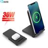 30w Folding Wireless Charger For Iphone 14 13 12 11 Xs Max Xr X 8 Samsung S22 S21 S20 Fast Charging Stand Pad For Airpods 3 Pro