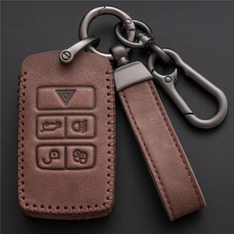 Кожаный чехол для автомобильного ключа Oli, держатель для Land Rover Range Rover Discovery 5 Sport, для JAGUAR XE XF XJ F PACE, аксессуары