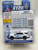 Cjafuz1 1:64 2020 Форд Полицейский INTERCEPTOR UTILITY NYPD Металлическая модель автомобиля Коллекционная игрушка Подарок Сувенир Украшение для витрины