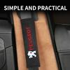 Fashion Car styling Car Seat Belt Covers Cotton Shoulder Pads For Peugeot 206 208 306 307 308 508 106 107 108 2008 3008 5008 207