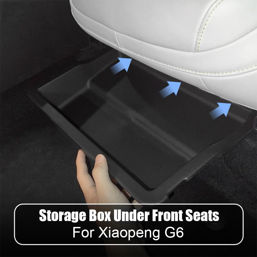 Для Xpeng G6 2023 2024 автомобильный ящик для хранения под сиденьем ящик для хранения вещей аксессуары I8E7