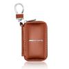 Leather Emblem Car Key Case Keychain Zipper Key Case Bag Car Accessories For Mercedes-Benz AMG C500 C200 C300 A B C E GLA CLA GLK GL ML GLE W204 W205