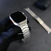 Ультратитановый браслет для Apple Watch 49 мм 46 мм 45 мм 44 мм Роскошный металлический ремешок для IWatch Серии 10 9 8 7 6 5 SE 42 мм 41 мм Ремешок