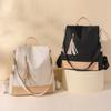 Contrast Color Backpack Women's Tassel Backpack Lightweight Large Capacity Handbag Shoulder Bag