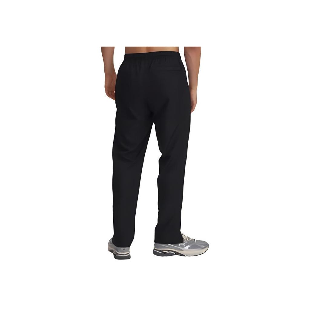 Under Armour Rival Sports Leisure Series Brand Logo Тканые эластичные дышащие повседневные брюки мужские брюки черные 1390150-001