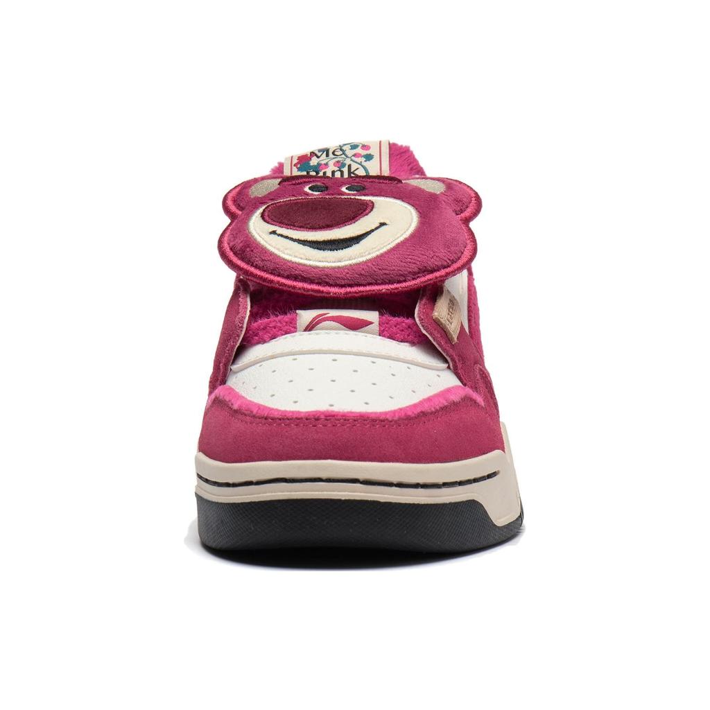 Li Ning Moon White Strawberry Bear удобные универсальные толстые подошвы увеличивающие высоту амортизирующие легкие низкие кроссовки для скейтбординга AGCT416-5