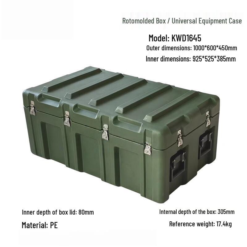Junshi Military Green Rotomolded Equipment Case