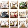 3D Rabbit Bedding Set Cute Animal Duvet Cover Pillowcase 2/3 Pieces AU180 * 210 Full Size Quick Drying Soft Home Textile