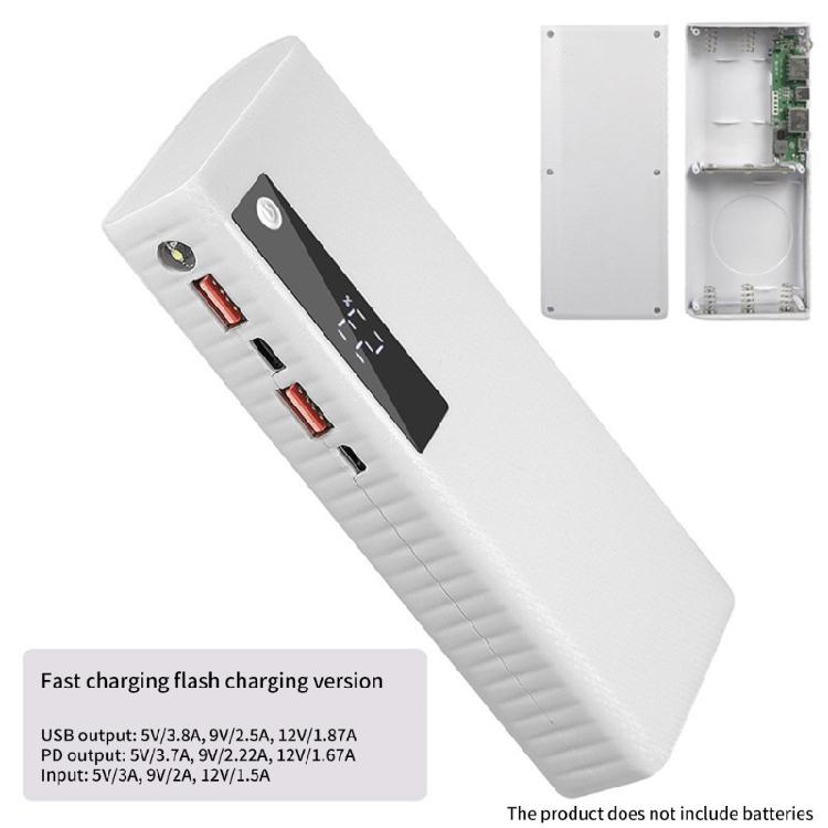 5-секционный разборный набор коробок для хранения аккумуляторов 21700, портативный зарядный чехол, легкая сборка, текстура ABS для ремонта аккумуляторов