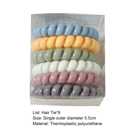 Мягкая гибкая резинка для волос для девочек, полезная весенняя резинка для волос с хвостиком