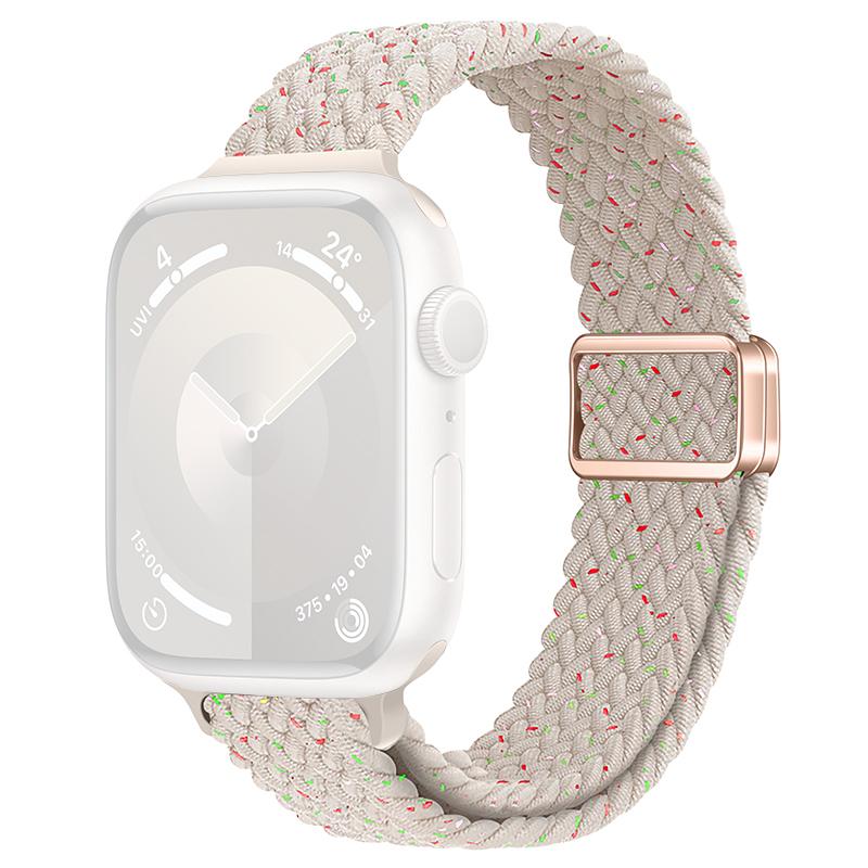 For Apple Watch 10 46mm/Ultra 2/Ultra 49mm/9 8 7 45mm/SE (2023) SE (2022) SE 6 5 4 44mm/3 2 1 42mm Watch Strap Braided Nylon Band