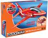Airfix Quick Build Series Royal Air Force Red Arrow Hawk Assembly Kit QB6018 Plastic Model Pre-painted Block-Type