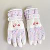 Full Finger Children Ski Gloves Cartoon Girls Skiing Gloves Kids Snowboard Gloves  Boys/girls