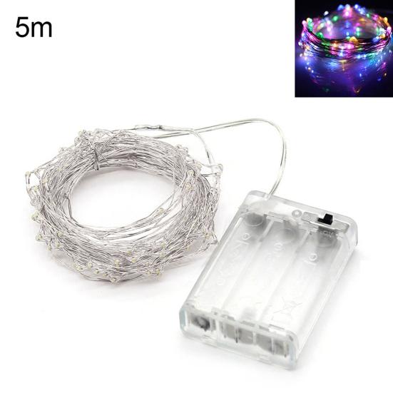 2/5/10 м Звездная струна Яркий гибкий световой провод Медная звездная струна Сказочный свет для свадьбы