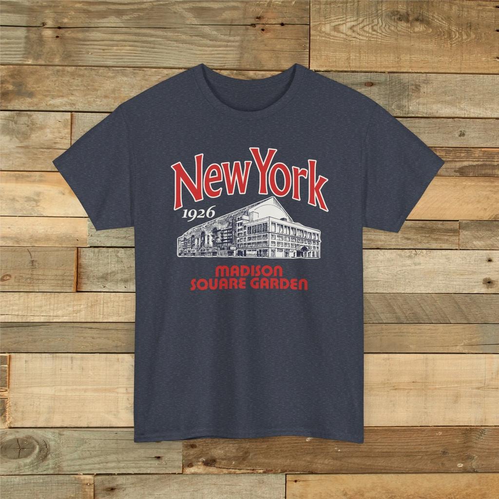 Madison Square Garden 1926 Vintage Hockey Arena T shirt - New York Rangers