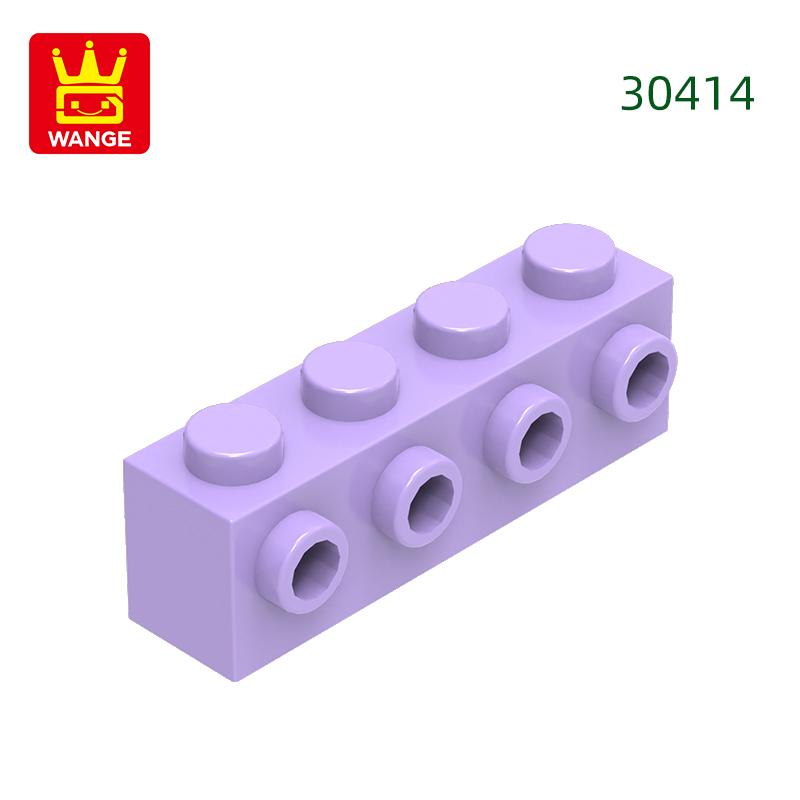 Нетоксичный 63 шт./лот 30414 Модифицированный 1x4 с шипами сбоку Цветные детали MOC Аксессуары Совместимые с Кирпичиками DIY Детская игрушка Конструктор