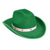 Vintage Western Cowboy Hat Felt Jazz Hat New Cowgirl Hat  For Men Women