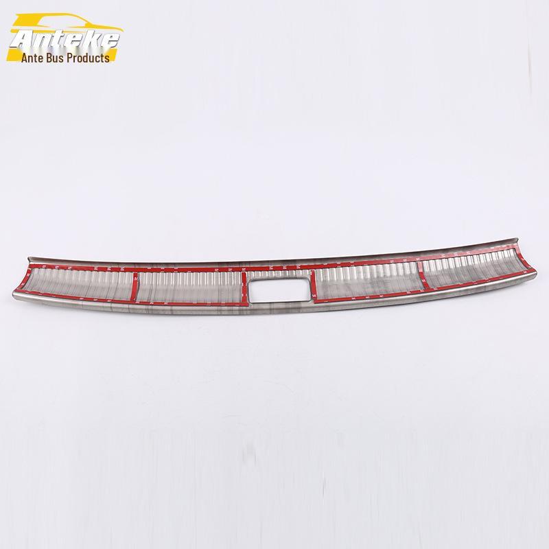 Защитная накладка заднего бампера из нержавеющей стали для защиты багажника и задней двери