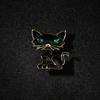 Высококачественная милая масляная брошь в виде котенка, женская индивидуальная брошь с животным, креативный костюм с аксессуарами