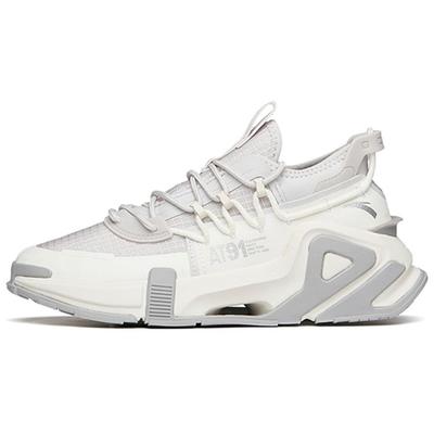 AT91 Синтетическая кожа Нескользящие износостойкие дышащие легкие низкие туфли для папы женские кроссовки серые белые 122148850-1