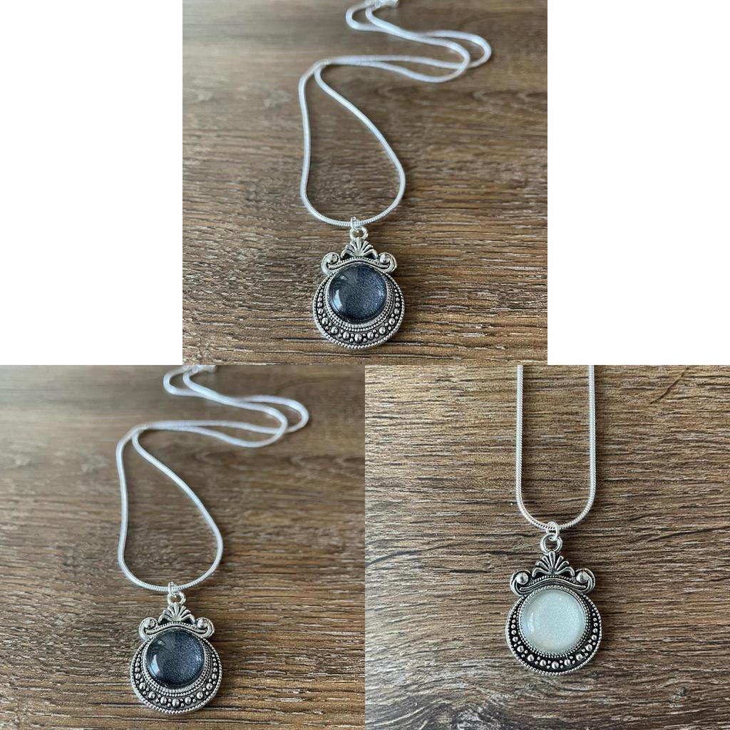 Bohemian Gothic Crystal Pendant Necklace With Cross Chain For Fashion Casual Women Men