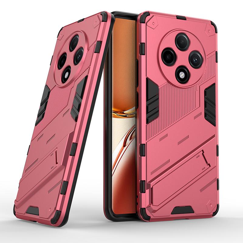 For Oppo A2 A3 Pro Energy 5G Punk Armor Shockproof Bumper Rugged Rubberized PC Fitted Kickstand Case Stand Holder Cover Shell