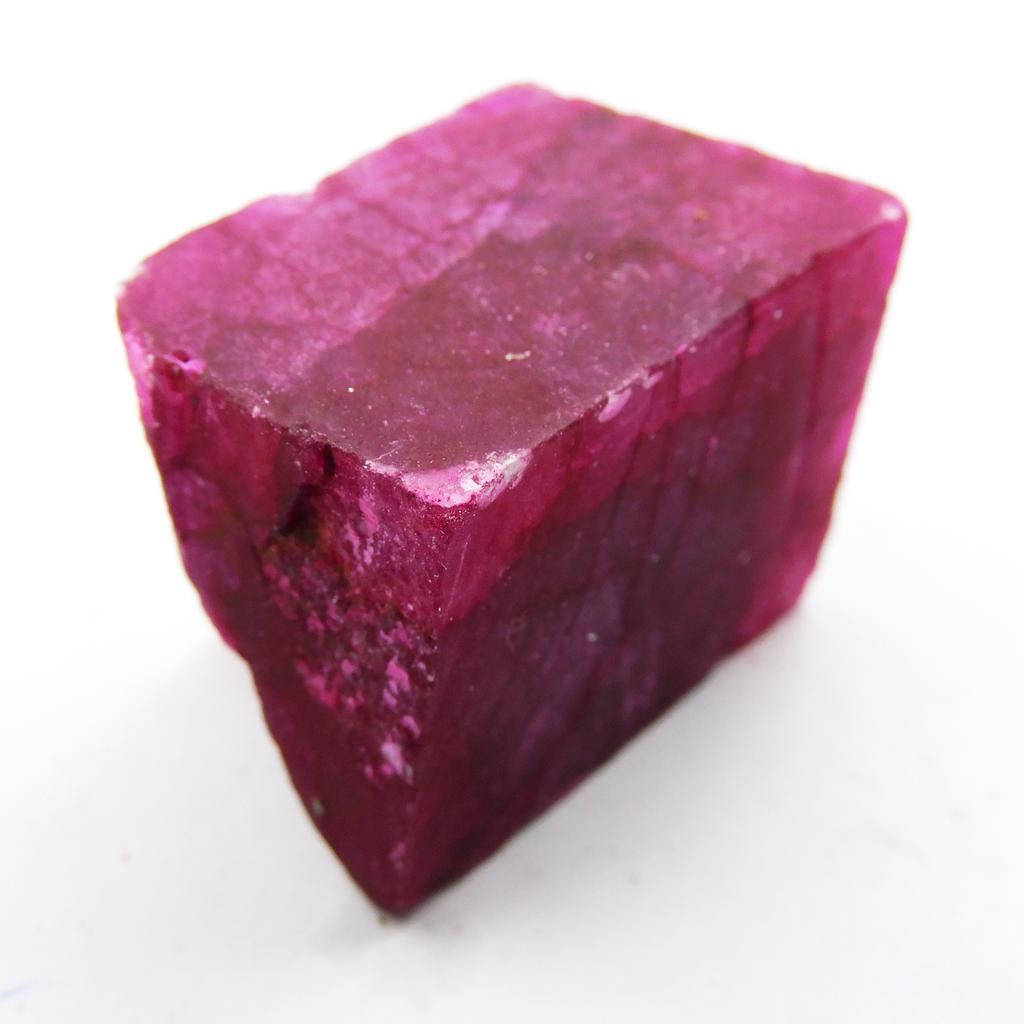 Genuine Beautiful Red Ruby Rough 81.5 Ct Natural CERTIFIED Loose Gemstones