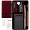 Akashiya Calligraphy Set for Echizen Extra Adults, Lacquer, Rose, Large, AR-09SR