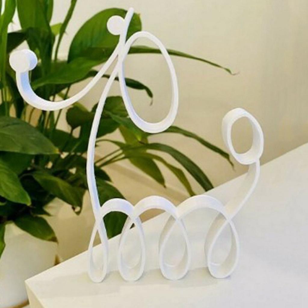 Искусство скульптуры животного в подарок Металлическое украшение Украшение дома