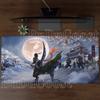 Mouse Pad Anime Roronoa Zoro One Piece Computer HD printing Gaming Mousepad PC Keyboard Carpet overlock Office esports Desk Mat