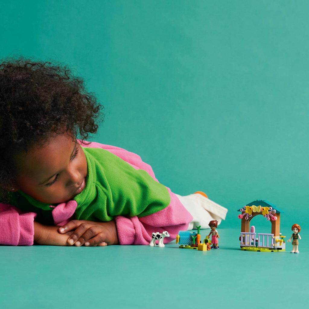 LEGO Друзья Осенний Телёнок Дом Игрушка Подарок День Рождения Блок Образовательный Рождество Девочки Мальчики Дети 5 Лет 6 Лет 7 Лет 8 Лет