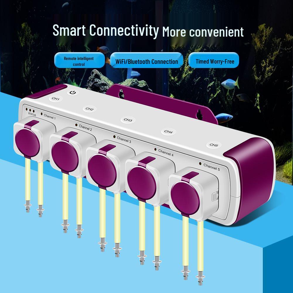 Jebao DP2/3/4 Автоматический перистальтический дозирующий насос для морской воды Расширение (DP3S/DP4S)