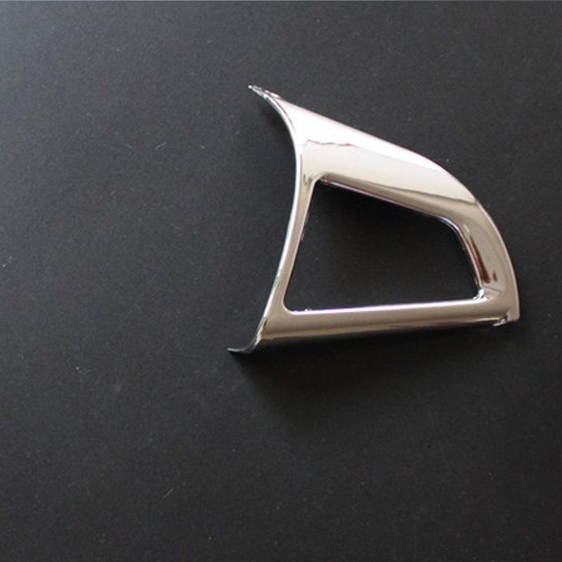 2 шт., хромированная накладка на руль автомобиля, вставка, наклейка, аксессуары для Chevrolet Cruze