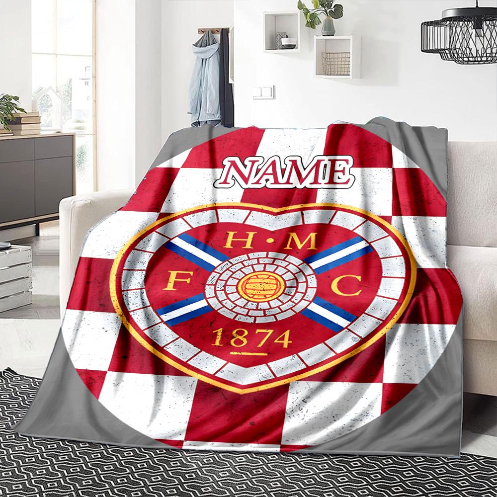 Custom Name Brentford Football Club Crest blanket for Couch & Bed, Plush Cozy Fuzzy Blanket Super Soft & Warm Blankets for Fall and Winter. 0908237