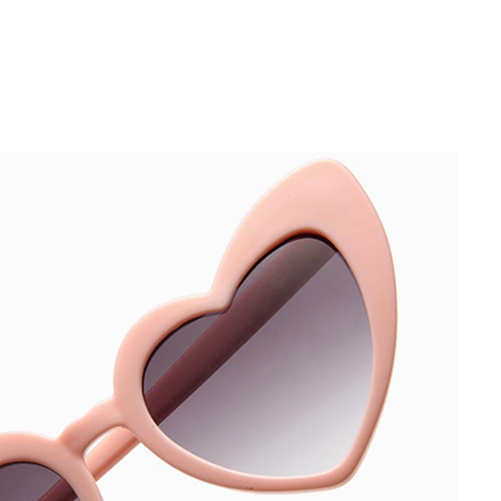 Очки с эффектом сердца в стиле ретро, ​​розовые солнцезащитные очки для фотосессий, ночных видов и реквизита для фотографий