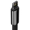 Baseus Tungsten 1m USB-Lightning Cable 2.4A Black