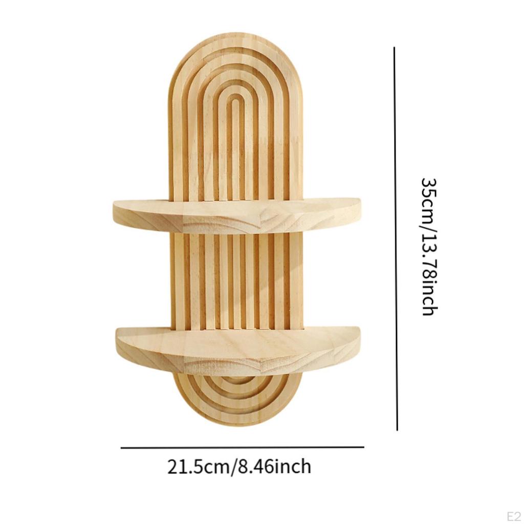 Подвесная полка в стиле бохо, декоративная, эстетичная, для офиса, спальни, новоселья, друзей, игровой комнаты