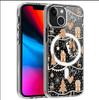 Магнитный прозрачный чехол с полным покрытием 'Рождественский дом' для iPhone 15/16/17 Pro Max